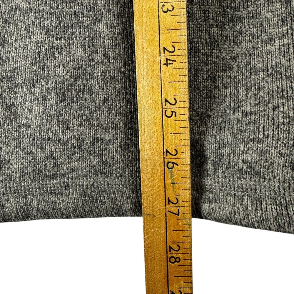 The North Face Mens Gray Quarter Zip Pullover Sweater‎ Fleece Jacket Medium